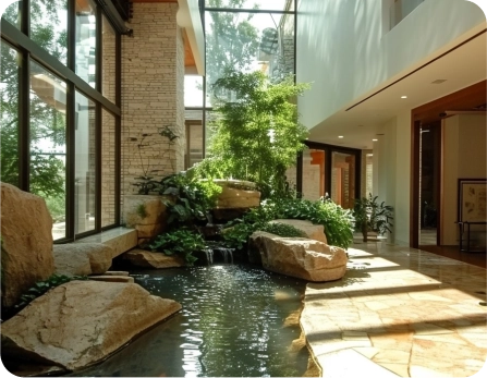 rain water house high definition photography creative wallpaper ()